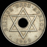 1 пенни 1942 (Нигерия - Британская Западная Африка)