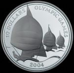 10 долларов 2003 "Олимпийские игры" (Фиджи)