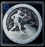10 евро 2002 "Зимние Олимпийские игры 2002 г  в Солт-Лейк-Сити" (Испания) (в п/у)
