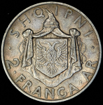 2 франга ари 1935 (Албания)