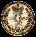 2 пенни 1828 (Великобритания)