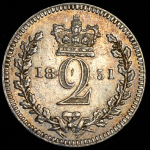 2 пенни 1851 (Великобритания)