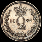 2 пенни 1887 (Великобритания)