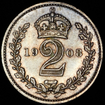 2 пенни 1908 (Великобритания)