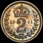 2 пенса 1961 (Великобритания)