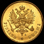 20 марок 1910 (Финляндия) L