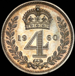 4 пенса 1960 (Великобритания)