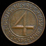 4 пфенинга 1932 (Германия)