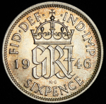 6 пенсов 1946 (Великобритания)