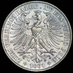Двойной талер 1861 (Франкфурт)