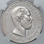 Талер 1866 (Липпе) (в слабе)