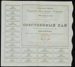 Пай 1/10000 активов 1896 "Французская компания Чорохских марганцевых рудников"