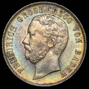 1/2 гульдена 1869 (Баден)