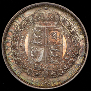 1/2 кроны 1889 (Великобритания)