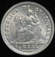 1/2 реала 1895 (Гватемала)