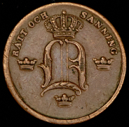 1/3 скиллинга 1854 (Швеция)