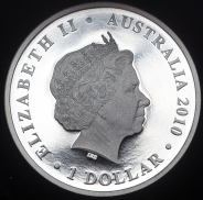 1 доллар 2010 "Крокодил" (Австралия)