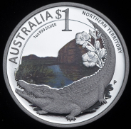 1 доллар 2010 "Крокодил" (Австралия)