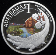 1 доллар 2010 "Крокодил" (Австралия)