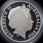 1 доллар 2013 "Гребнистый крокодил (saltwater crocodile)" (Австралия)