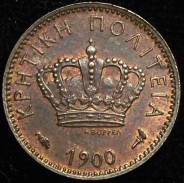 1 лепт 1900 (Крит) A