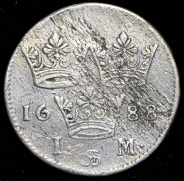 1 марка 1688 (Швеция)