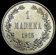 1 марка 1915 (Финляндия) S
