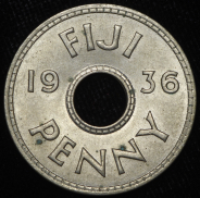 1 пенни 1936 (Фиджи)