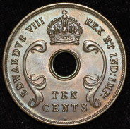 10 центов 1936 (Восточная Африка)