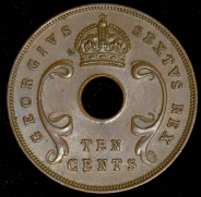 10 центов 1952 (Восточная Африка)