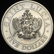 10 долларов 1986 (Сент-Люсия)