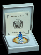 10 долларов 2008 "Счастливого нового года и Рождества: Снегурочка" (Науру) (в п/у)