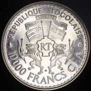 10000 франков 1977 (Того)