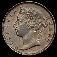 2 цента 1890 (Маврикий, Великобритания)