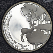 2 шекеля 1989 "41 год независимости" (Израиль) (в п/у)