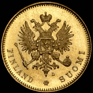 20 марок 1910 (Финляндия) L