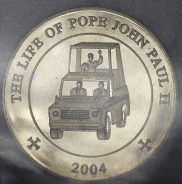 25 шиллингов 2008 "Папа Иоанн Павел II" (Сомали) (в слабе)