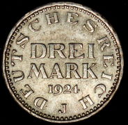 3 марки 1924 (Германия) J