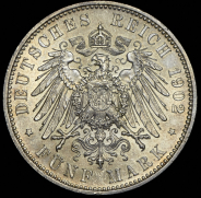 5 марок 1902 (Саксония) Е
