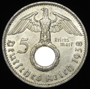 5 марок 1938 (Германия) А