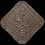 50 сантимов 1915 (Бельгия)