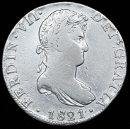 8 реалов 1821 (Мексика)