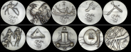 Комплект из 10 медалей "10 заповедей" (Испания)