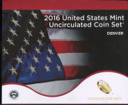 Годовой набор монет 2016 (США, Денвер) (в п/у)