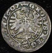 Грош 1607 (Польша, Краков)