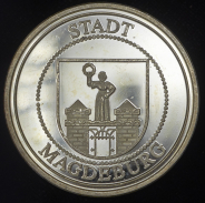Медаль "300 лет Магдебургской ратуше 1691-1991" (Германия)