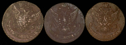Набор из 3-х медных монет 5 копеек (Екатерина II) АМ