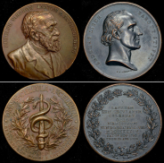 Набор из 5-ти медалей "Выдающиеся медики"