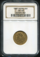 Соверен 1868 (Австралия) (в слабе)