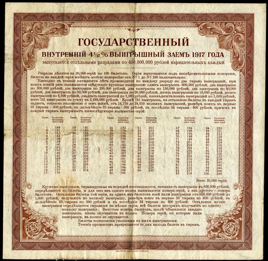 Облигация 25 рублей 1982 года